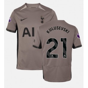 Tottenham Hotspur Dejan Kulusevski #21 Rezervni Dres 2023-24 Kratak Rukavima